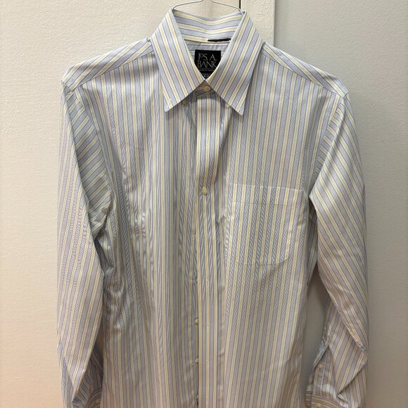 Joseph A. Bank Traveler's Collection Tailored Fit Wrinkle Free Button Down 15-34 - Picture 1 of 2